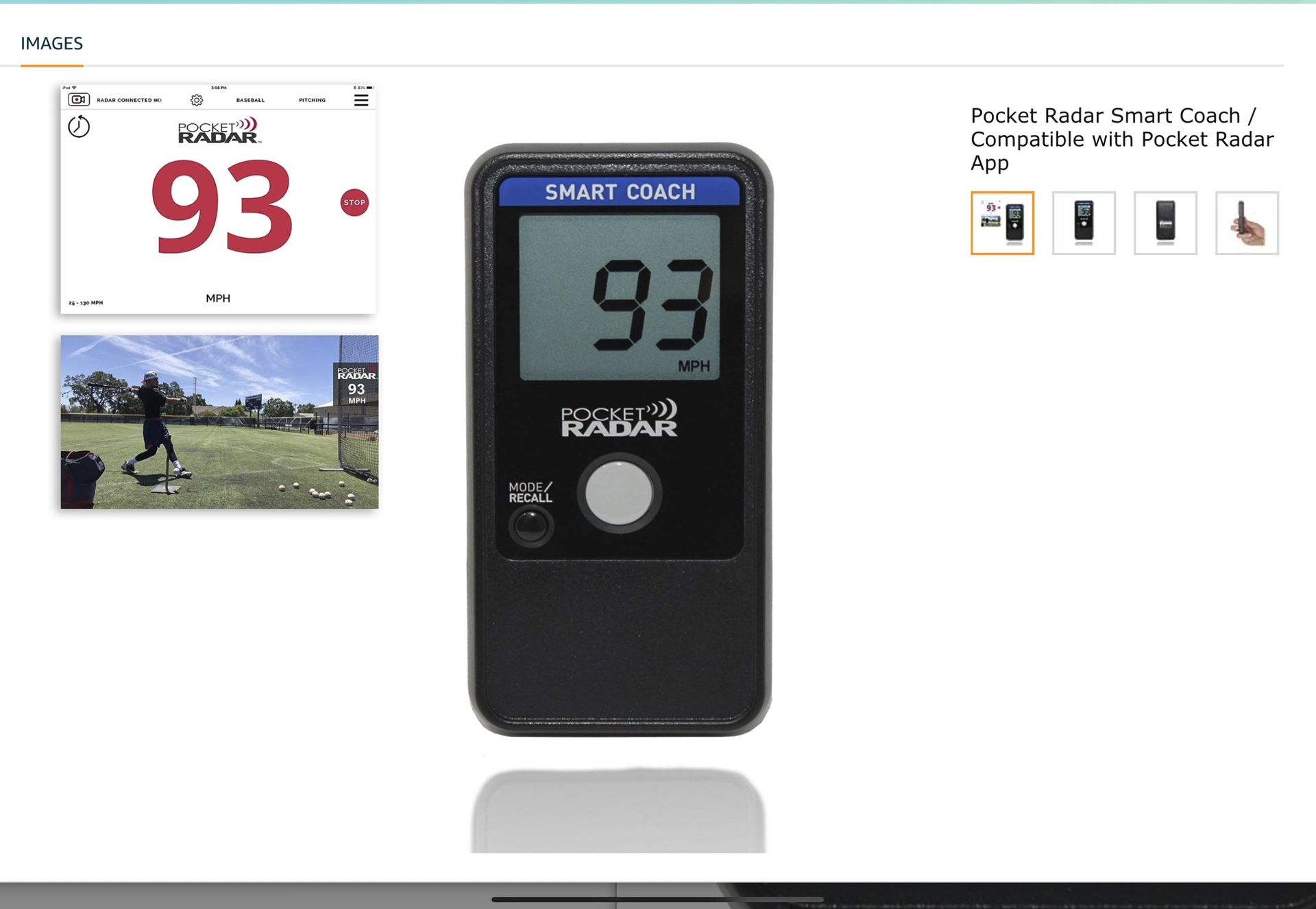 POCKET RADAR SMART COACH