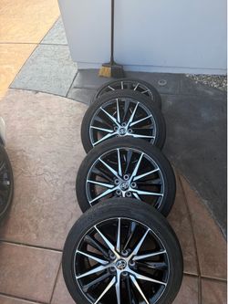 Wheels and tire