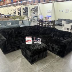 Black Sectional 