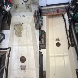 Prestige 42’ Engine Room