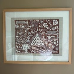 Traditional Warli Folk Art Painting India