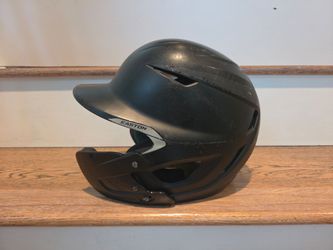 Easton - Baseball Helmet w/Jaw Guard - Size: Youth 6 1/2 - 7 1/8 - Matte Black - Item# BPX-01JR