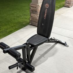 Marcy Adjustable Weight Bench with Leg Developer