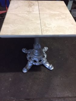 Cast iron decorative coffee table , heavy