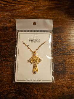 Cross w/Jesus w/18" chain