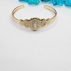 Saint Benedict Adjustable Bracelet Gold-plated 