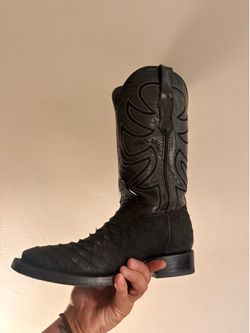 El Dorado Pirarucu Cowboy Boots size 7