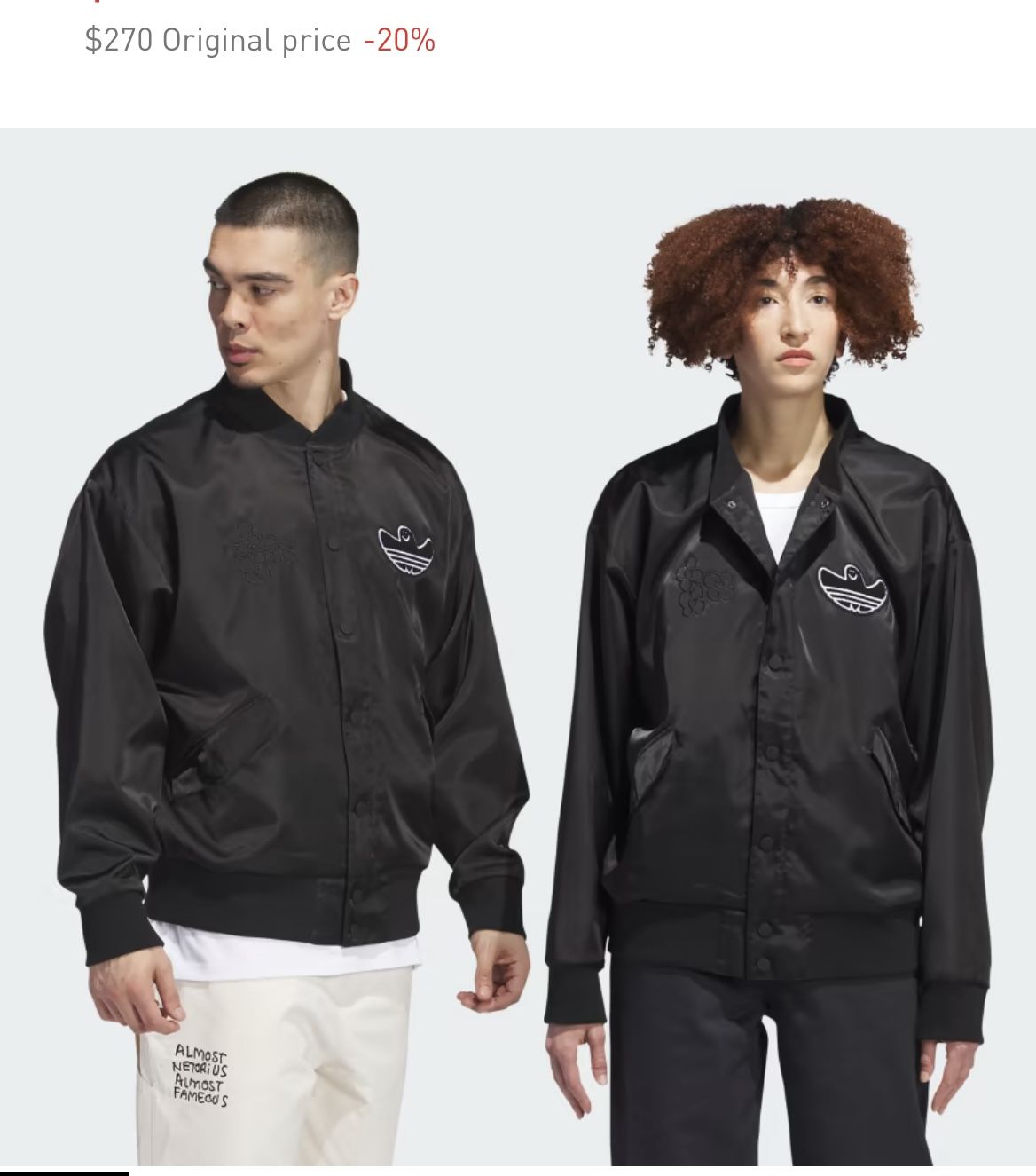 SHMOOFOIL SATIN BOMBER