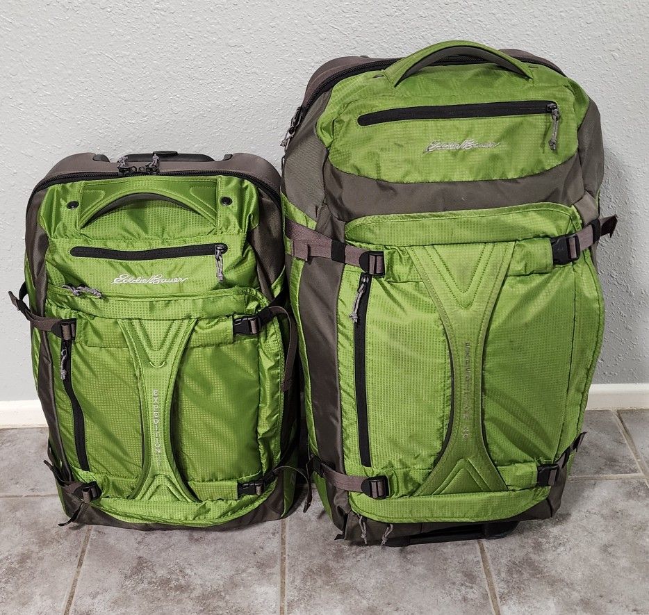 Eddie Bauer Expedition Roller Duffle Luggage Set - Green