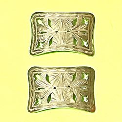 Antique Sterling Silver Shoe Buckles