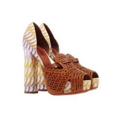 Missoni platform heel shoes