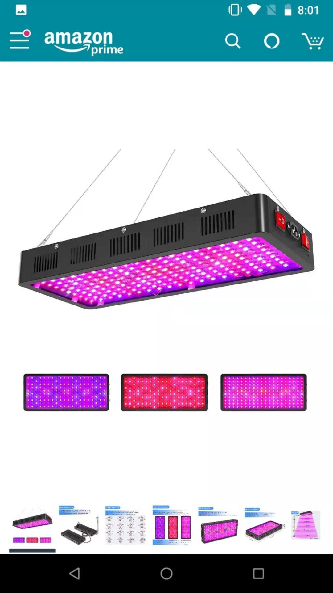 2000w led grow light for indoor plants.