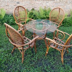 Bamboo Dining Set