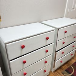2  Cabinet 4 Drawers 26/1/2 wide 15 deep 35/1/2 tall