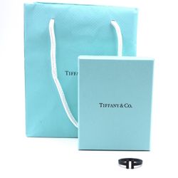 Black Tiffany T Ring - Size 8.5