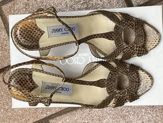 Authentic Jimmy Choo Watersnake Sandals
