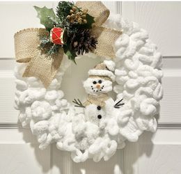 Snowman Wreath
