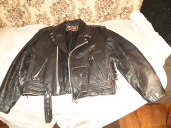Leather Jacket By Manzoor Pay Over $300.oo