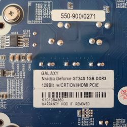 Galaxy Nvidia Video Card