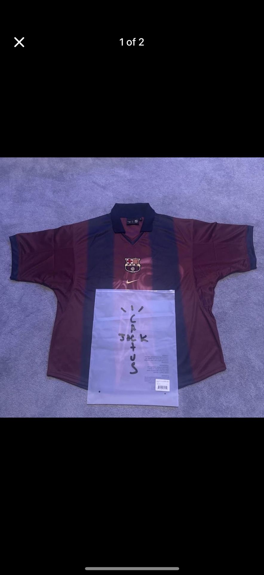Cactus Jack X Travis Scott X Fc Barcelona Jersey