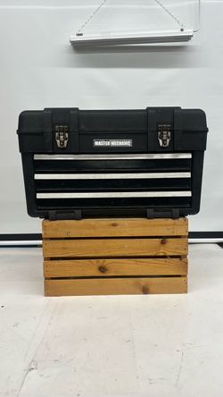 Master Mechanic Black Tool Box
