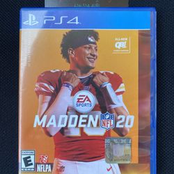 Madden 20 PS4 PlayStation 4