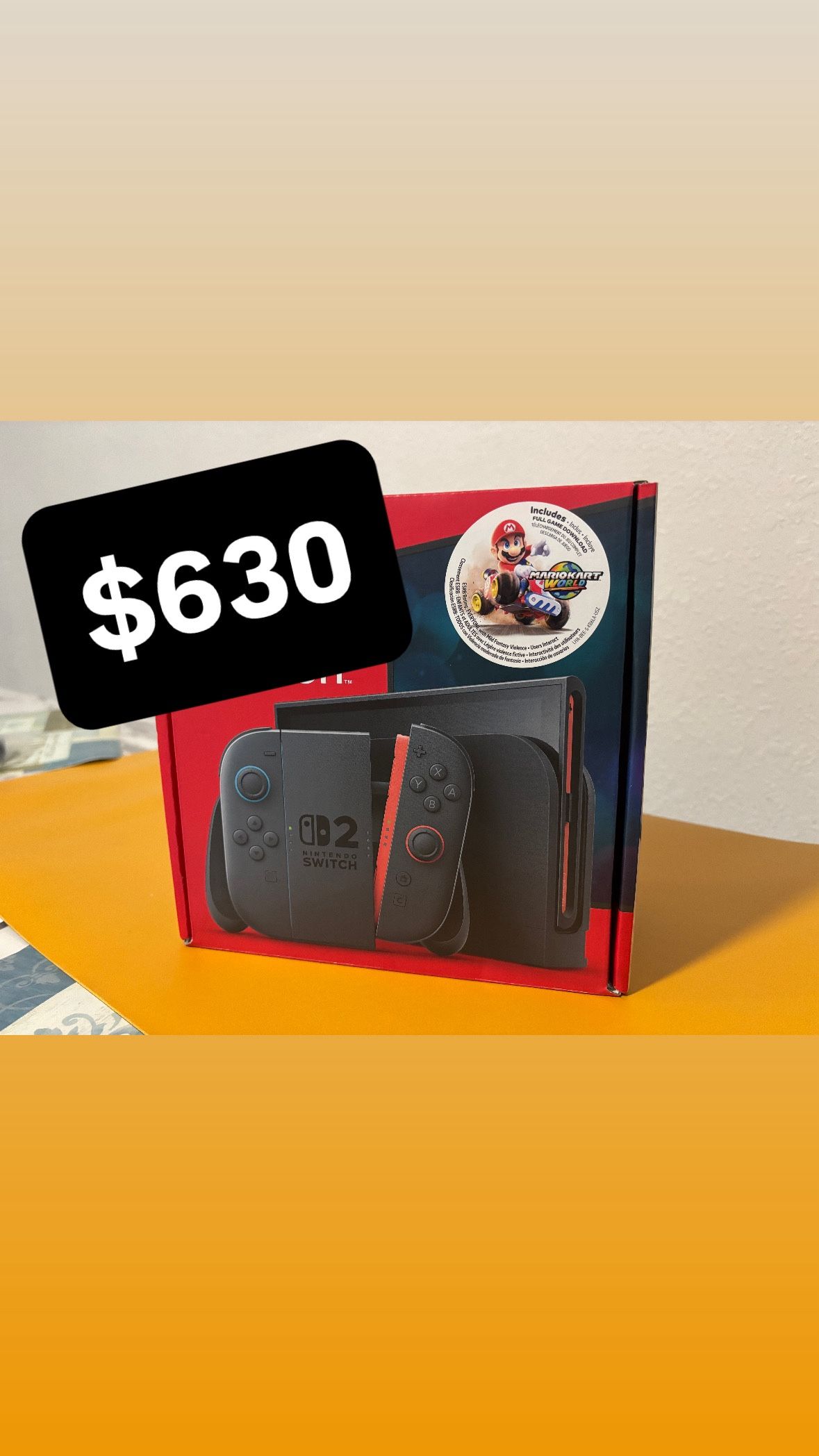Nintendo Switch 2 Mario Kart World Bundle