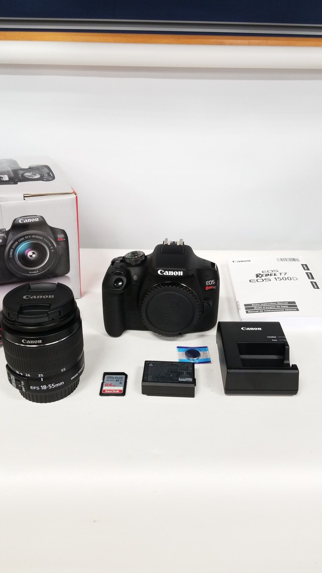 Canon Rebel T7 Digital Camera (777663-1)