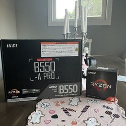 AMD Ryzen 5 5600X + MSI AMD Motherboard B550-A Pro
