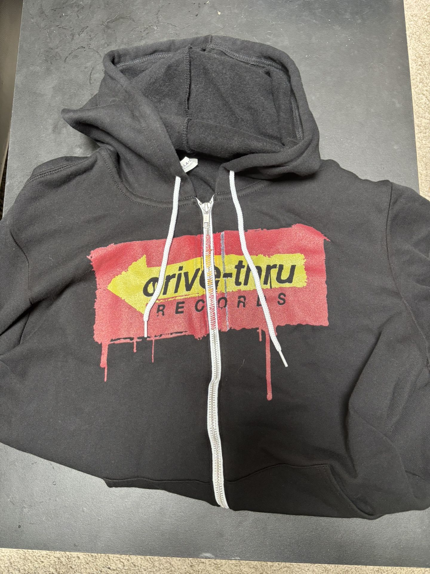 Drive Thru Records Zip Up Hoodie , XL