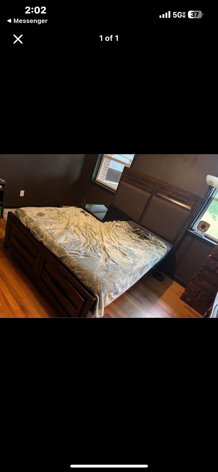 FRAME ONLY!!! Wooden Bed Frame 