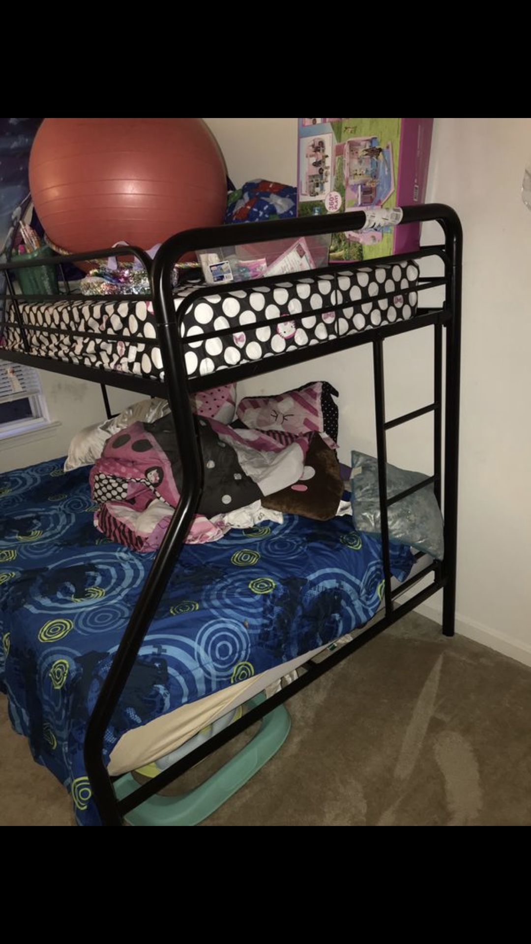 Twin over full bunk bed