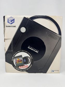 Black Nintendo Gamecube GC Console System complete box Zelda Collector's Edition