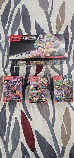 🔥 Sealed Pokémon TCG Lot - Prismatic Evolutions + 3 Booster Bundles
