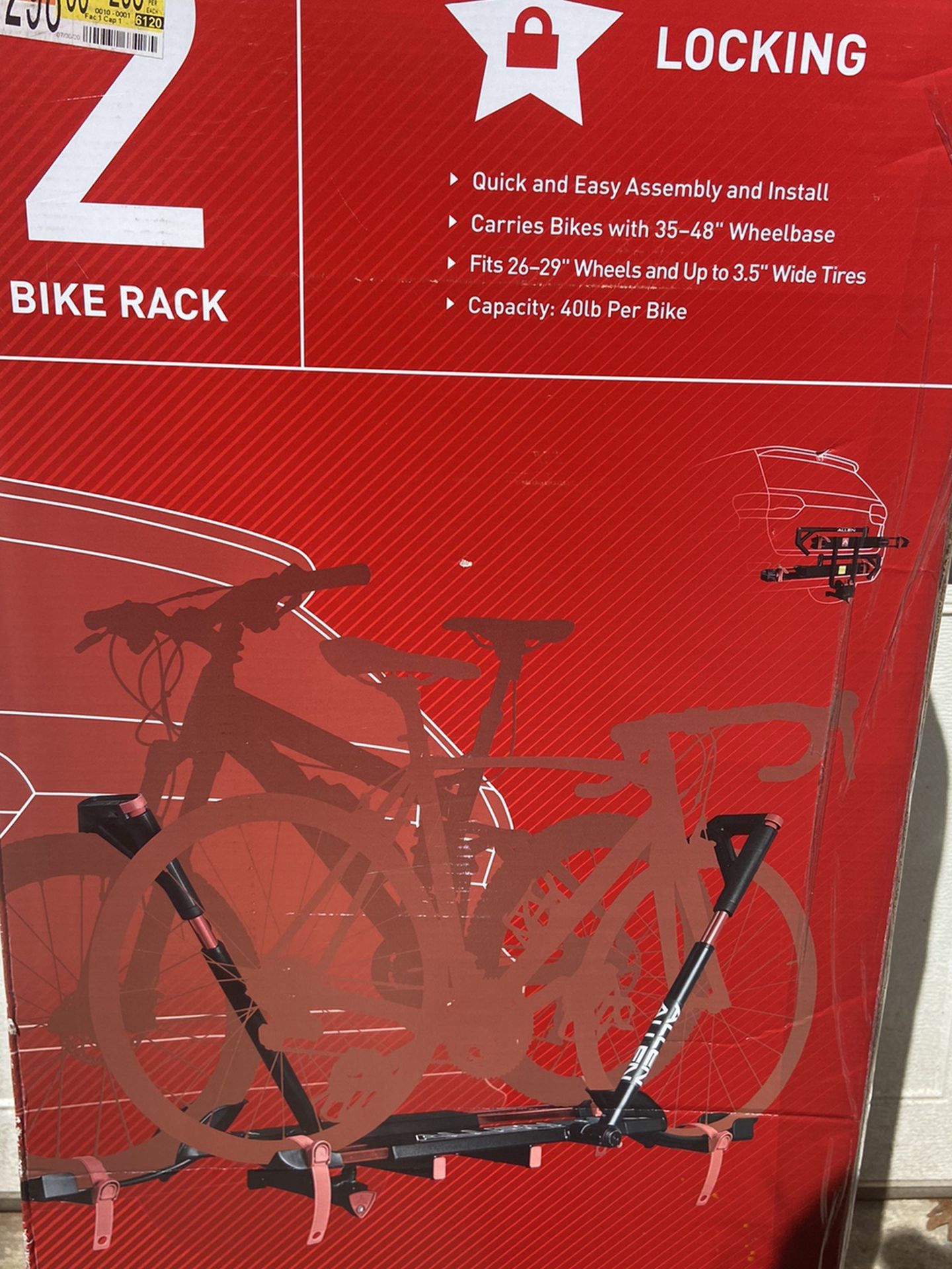 2 Bike Tray Rack