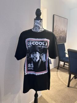 CROSS COLOURS T-Shirt Men’s Large Black Authentic (LL Cool J/85) NWT