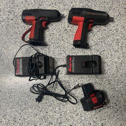 Snap On Electric Impact 1/2” & 3/8” Guns With Charger