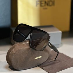 Black Shield Plastic Sunglasses T 