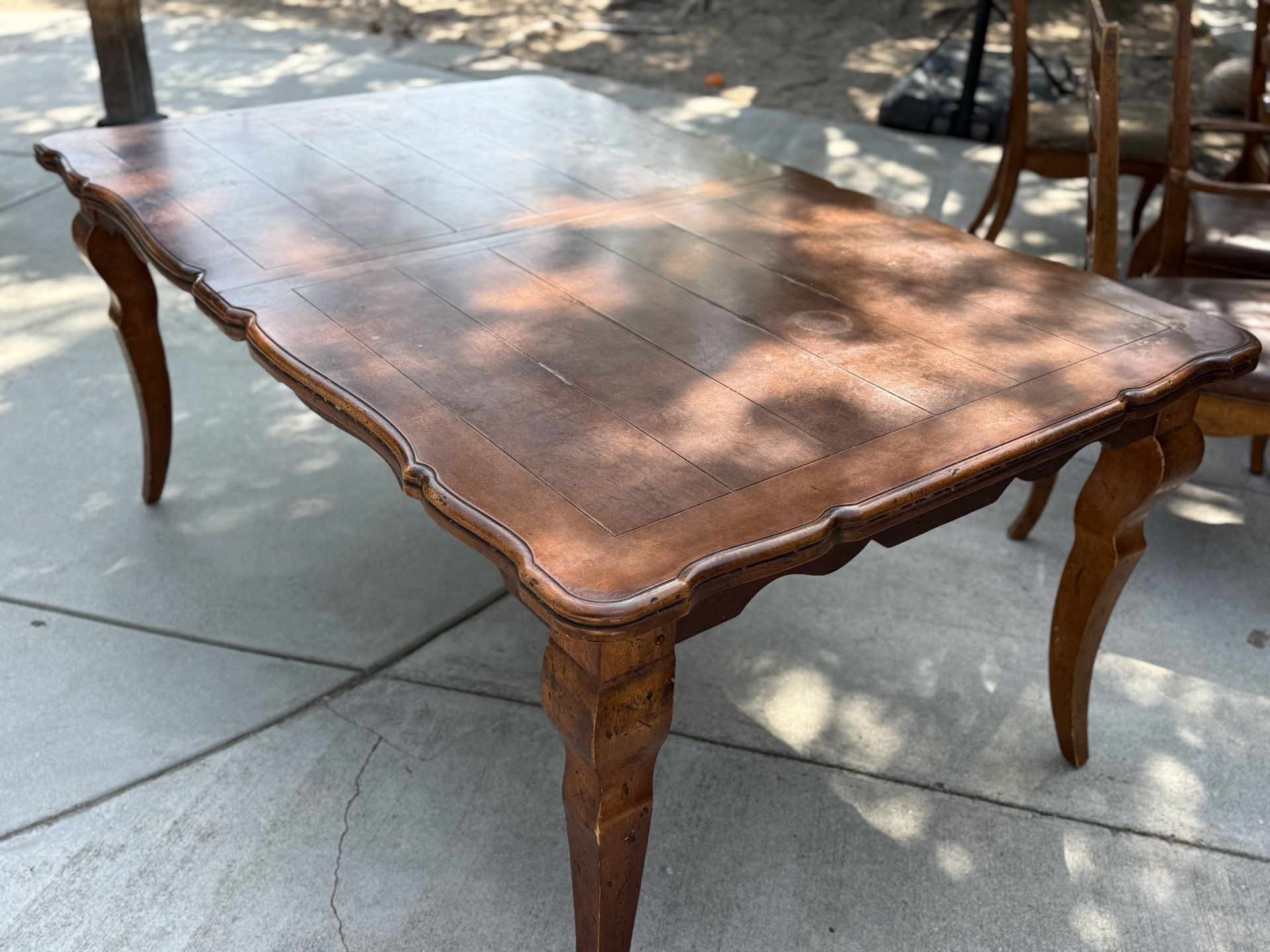 Large (Family Size) Dining Room Table And Chairs - Cheap