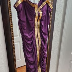 Purple & Gold Dress from Macys