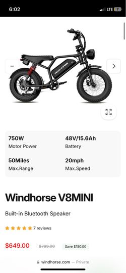 Windhorse V8MINI with Bluetooth Speaker