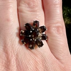 Smoky Topaz Ring 7.75