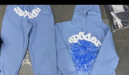 Sky Blue Sp5der Hoodie 