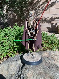 Jedi Sith skeleton custom resin model.