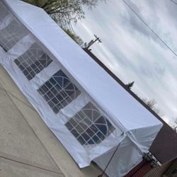 NEW! ONLY SALE! 16x32FT White Heavy Duty Party Tent, 180g PE fabric

