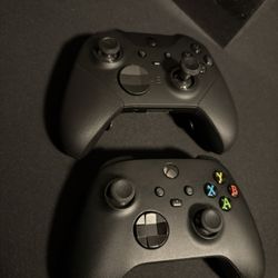 Xbox Elite 2 Controller + Xbox Base Controller