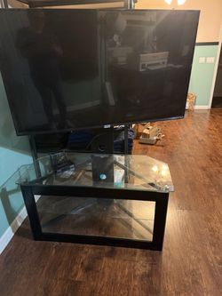Glass TV Stand