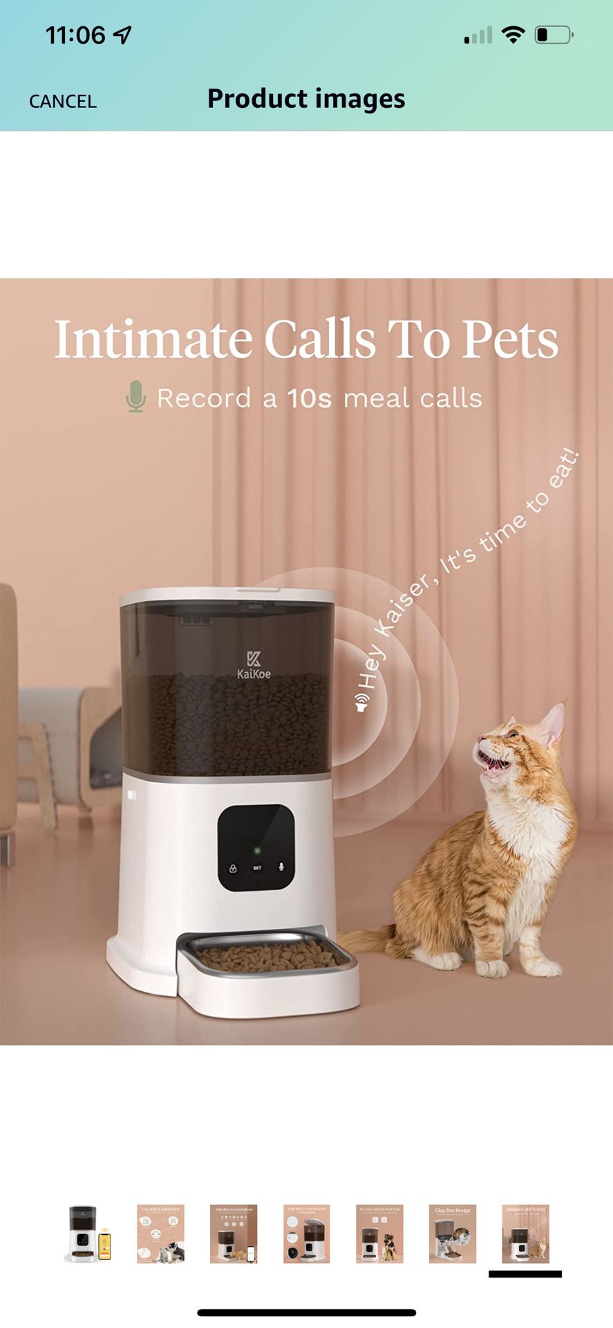Cat And Dog Food Automatic Feeder Brand New 