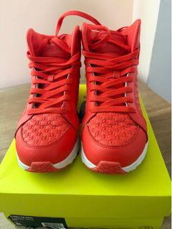 Zumba Air Boss High-Top Dance Sneakers – Red – Women’s Size 8