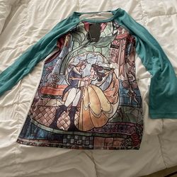 Disney Beauty And The Beast Shirt Teen Small Hot Topic